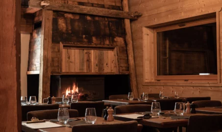 restaurant cheminée